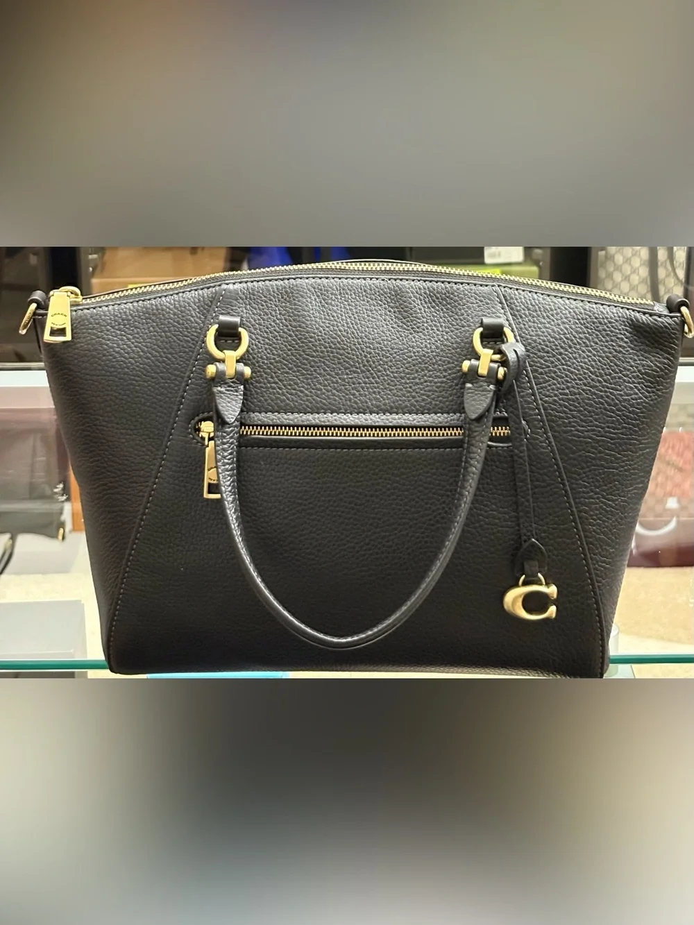 Coach Bella Leather Satchel Bag